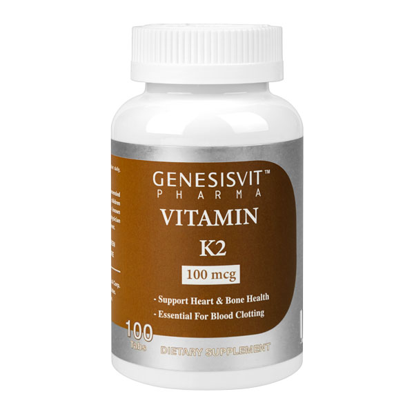 Genesisvit Pharma Vitamin K2, 100 mg, 100 tabs